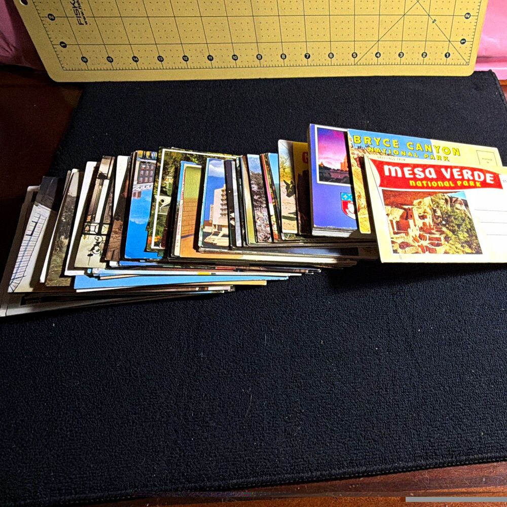 Vintage Postcard Lot 150+ Worldwide, US National Parks, Europe Travel Ephemera